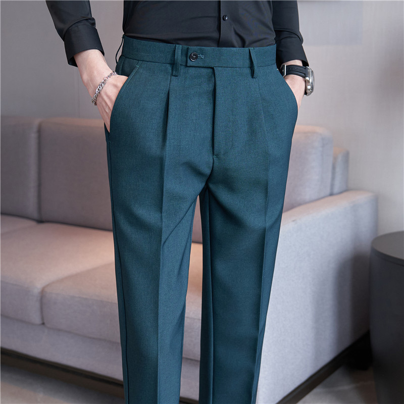 Men Formal Wear Shop - Wysokiej jakości męskie spodnie w jednolitym