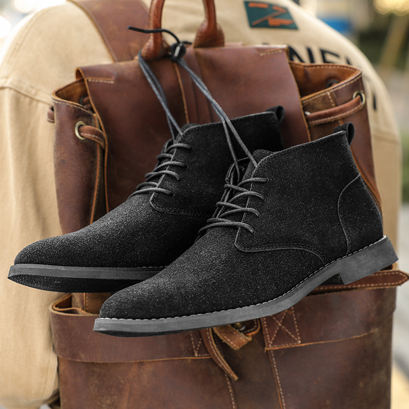 Brązowe buty Chelsea w stylu b – Men Formal Wear Shoes recenzja i cena