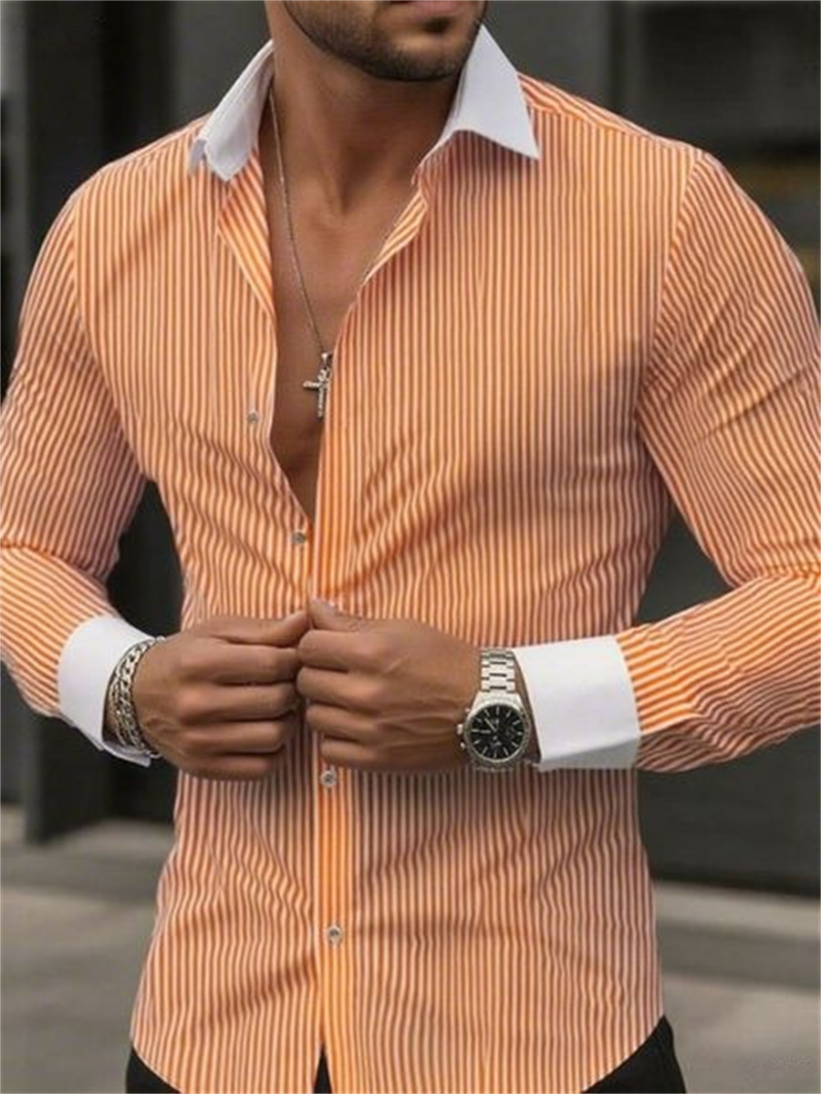 Męska koszula w paski slim-fit – Men Formal Wear Shop recenzja i cena