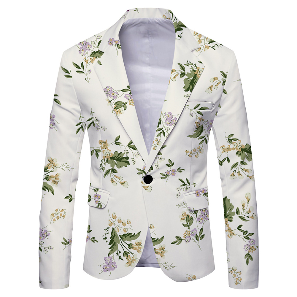Męska modna marynarka z nadruk – Mens Formal Look recenzja i cena