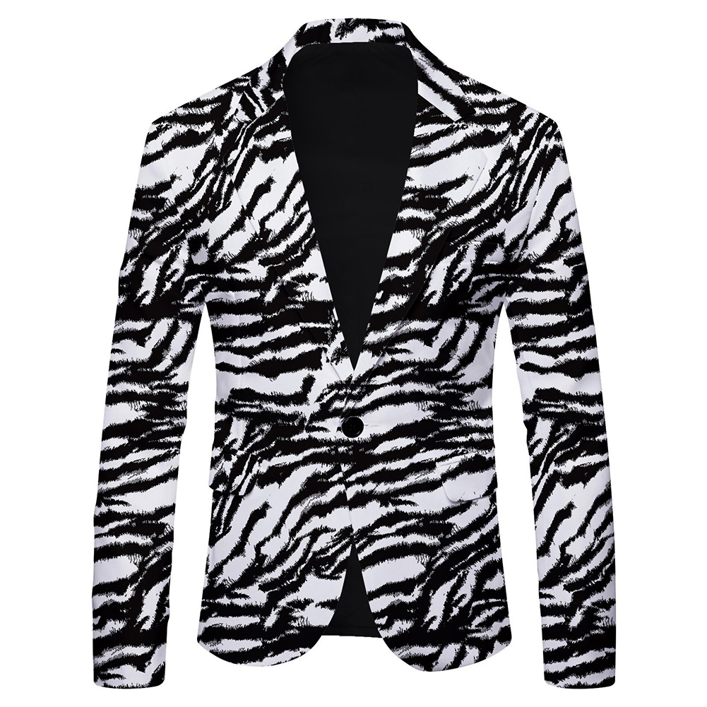 Męska modna marynarka z nadruk – Mens Formal Look recenzja i cena