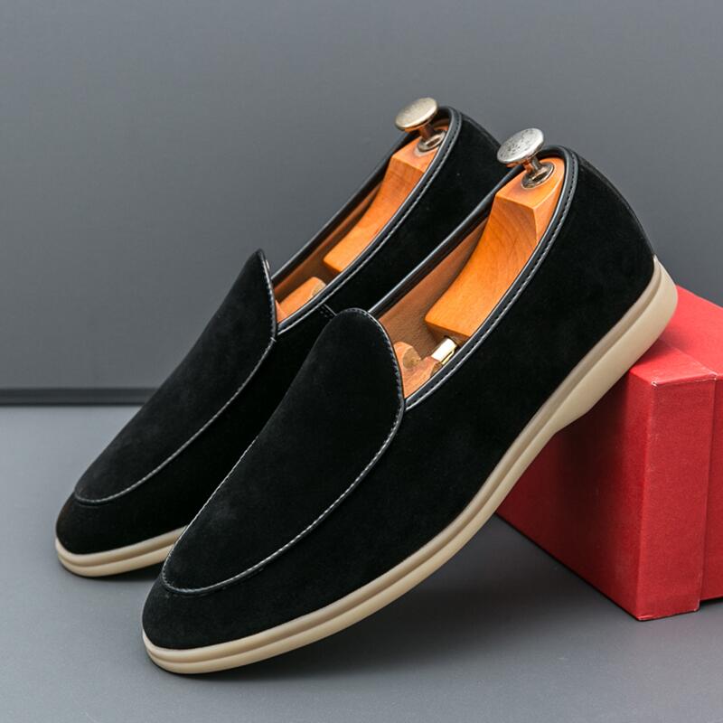 Męskie luksusowe mokasyny na w – Men Formal Wear Shoes recenzja i cena
