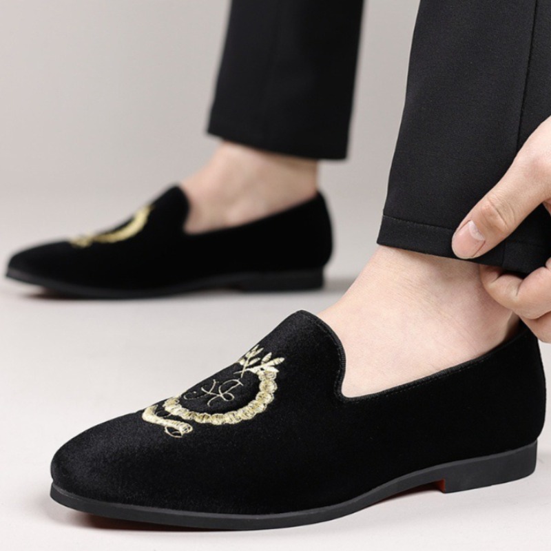 Luksusowe mokasyny męskie ze s – Men Formal Wear Shoes recenzja i cena