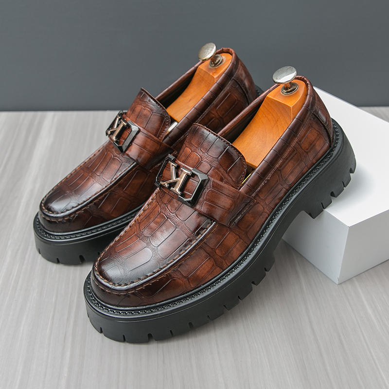 Nowe buty męskie na platformie – Men Formal Wear Shoes recenzja i cena
