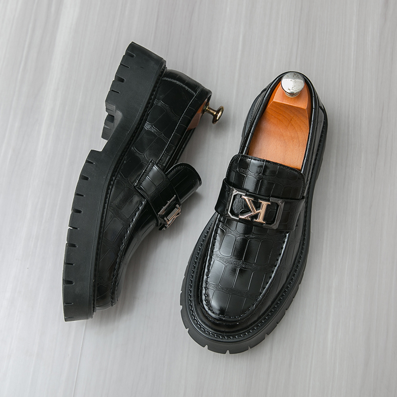 Nowe buty męskie na platformie – Men Formal Wear Shoes recenzja i cena