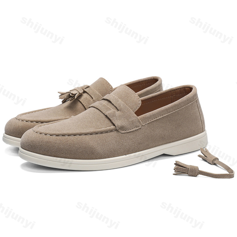 Męskie mokasyny zamszowe, płas – Men Formal Wear Shoes recenzja i cena