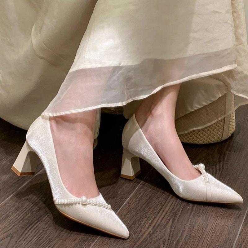 Eleganckie czółenka na słupku  – Men Formal Wear Shoes recenzja i cena