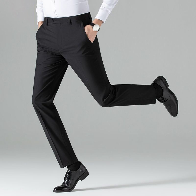 2026 Nowe Męskie Proste Spodni – Men Formal Wear Shop recenzja i cena