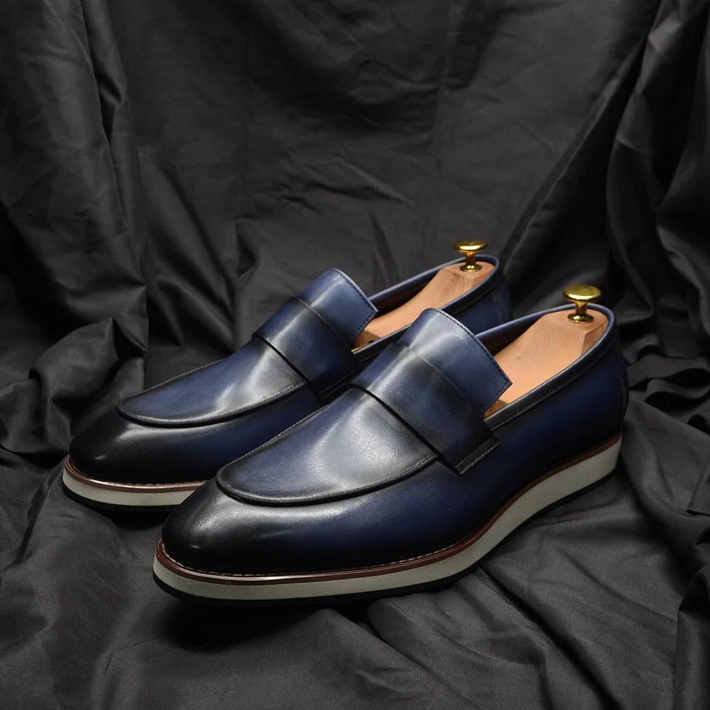 Luksusowe męskie mokasyny typu – Men Formal Wear Shoes recenzja i cena