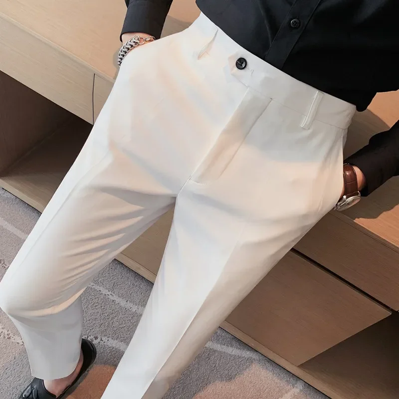 Męskie spodnie garniturowe w j – Men Formal Wear Shop recenzja i cena