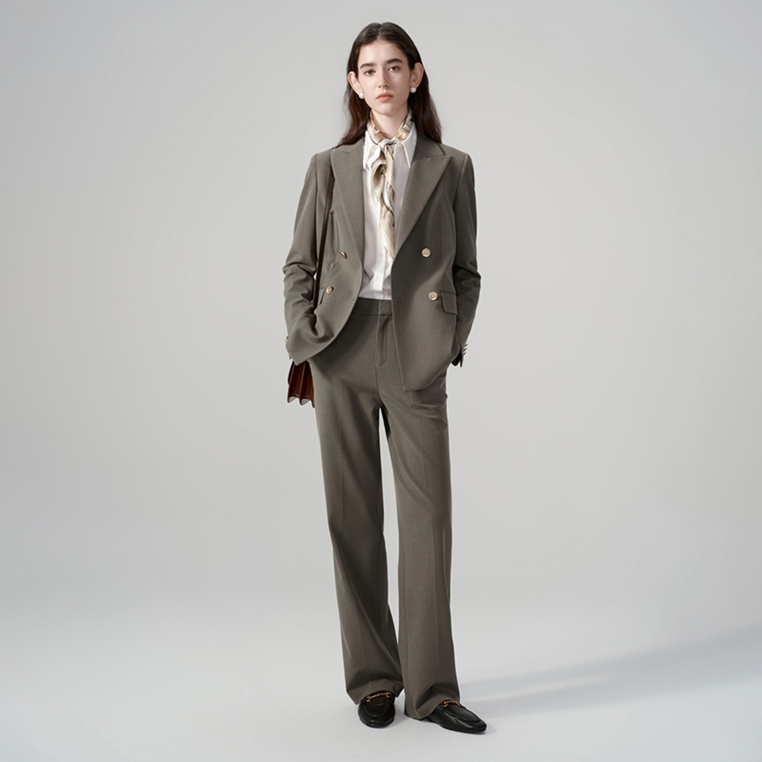 Allingentle Damski Garnitur Kl – Double Breasted Blazer recenzja i cena
