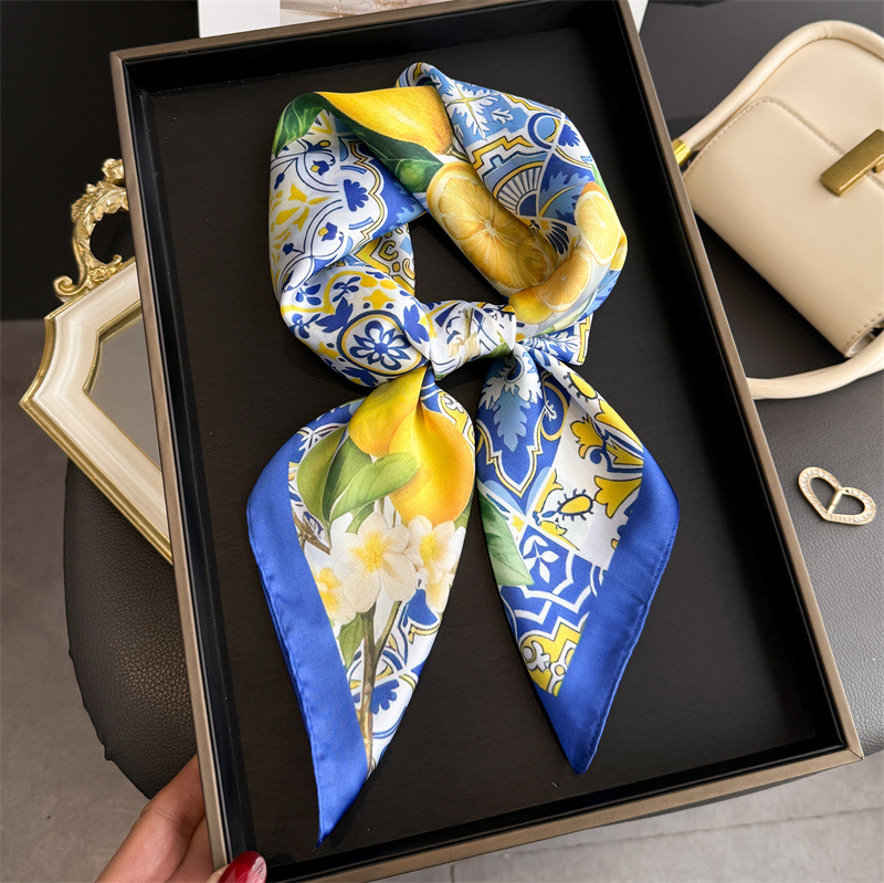 Nowe jedwabne apaszki damskie  – Silk Tie Woven recenzja i cena