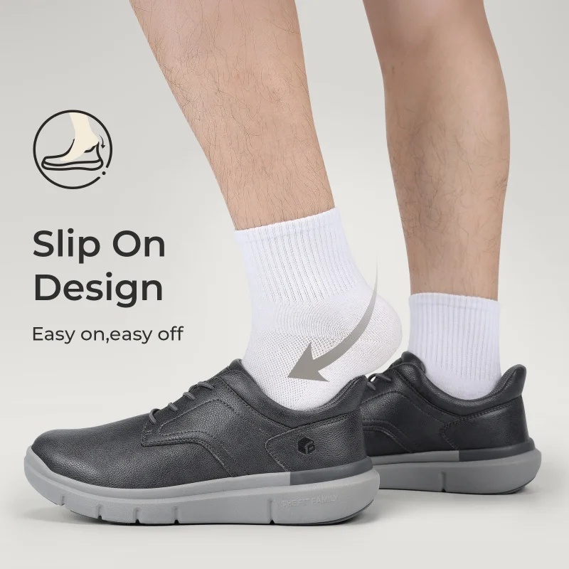 FitVille Męskie Szerokie Skórz – Men Formal Wear Shoes recenzja i cena
