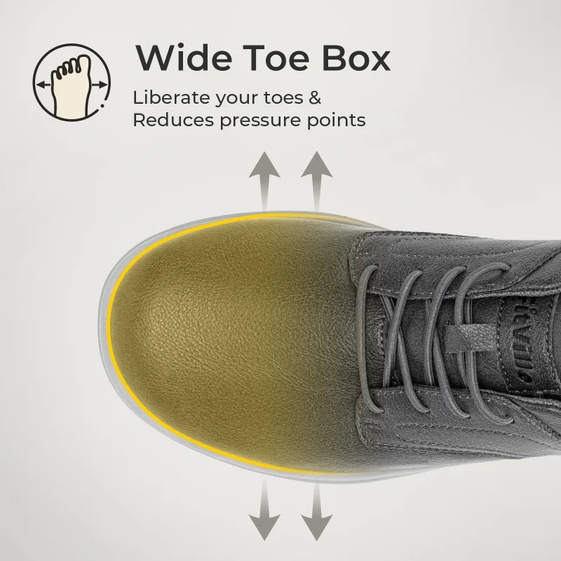FitVille Męskie Szerokie Skórz – Men Formal Wear Shoes recenzja i cena