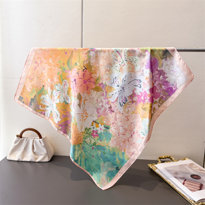 Kwadratowa jedwabna apaszka da – Silk Tie Woven recenzja i cena