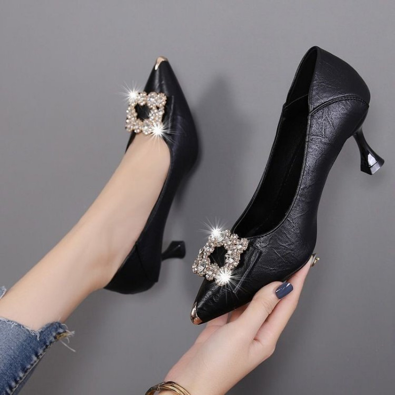Damskie seksowne szpilki, klas – Men Formal Wear Shoes recenzja i cena