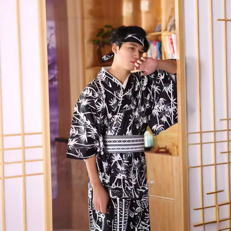 Męski japoński kimono z bambus – Traditional Japanese Men'S Formal Wear recenzja i cena