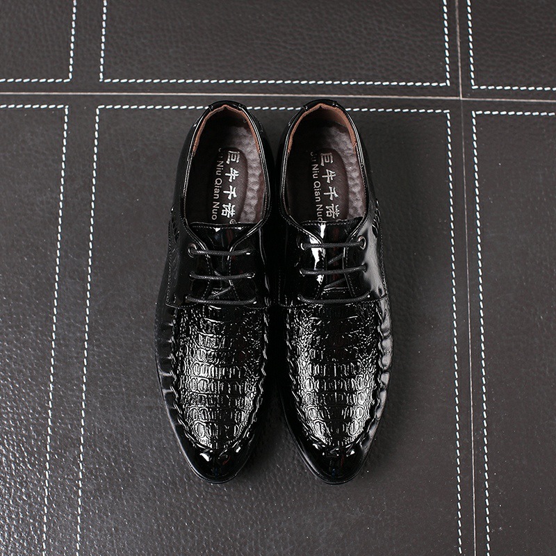 Męskie skórzane buty wizytowe  – Men Formal Wear Shoes recenzja i cena